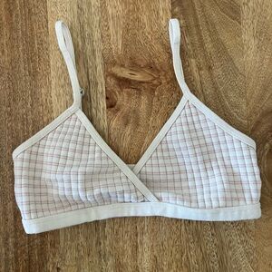 Brandy Melville Striped Cotton Bralette